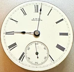 * 18 Waltham Wm Ellery 11J Of Ls Pocket Watch Movement For Parts Repair Q26. Fixed Price $39.99.