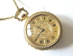 Ernest Borel Gold Plated Pendant Watch In Excellent Condition 999-99902. Fixed Price $500.00.