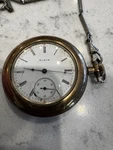 1905 Elgin Model 6S 15J Grade 295 Class 115 Hunting Pocket Watch Gf Case Bh. Fixed Price $250.00.