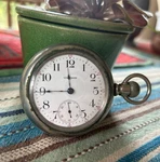 Waltham 15-JEWEL Nickel Alloy Case Railroad Pocket Watch. Fixed Price $39.00.