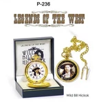 Wild Bill Hickok Pocket Watch Legends Of The West James Butler 1837-1876. Fixed Price $19.99.