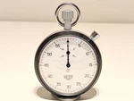 Vintage Rare Racing Works Pocket Stop Watch Chronometer 1/60 Sec "heuer" /7J. Fixed Price $250.00.