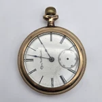 1889 Antique Elgin 18S 7J - Gold Filled Pocket Watch, As Is For Parts / Repair. Fixed Price $250.00.