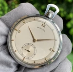 1960 Hamilton "read" 917 10S Jewels Stainless Steel Pocket Watch - Serviced. Fixed Price $549.00.
