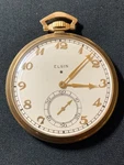 Elgin Pocket Watch YR:1933 Grade 495 12S 17-JEWELS 10K Gold Filled. Fixed Price $225.00.