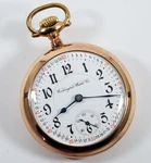 Illinois Washington Lafayette 24 Jewel 18S Montgomery Dial Pocket Watch. Fixed Price $1280.00.