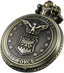 Vigoroso Vintage Retro Pocket Watch United States Air Force Style Bronze.... Fixed Price $24.18.