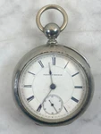 Antique Illinois Co. Pocket Watch. Oresilver Case. 1887 11 Jewels Movement. Fixed Price $250.00.