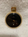 Vintage Beautiful Armitron Diamond Black Dial Pocket Watch Fob. Fixed Price $39.99.