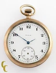 Elgin Antique Open Face Gold Filled Pocket Watch Gr 303 Size 12 7 Jewel. Fixed Price $650.00.