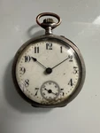 Antique Pocket Watch Silver 0.800 Works SPZ-6. Fixed Price $100.00.