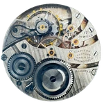 Antique 16S 1920 Illinois Capitol 17J Mechanical Pocket Watch Movement 305 Usa. Fixed Price $79.10.