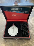 Vintage Seiko Stopwatch Base Metal 88-5059 With Original Box Instructions Nice!. Fixed Price $225.00.