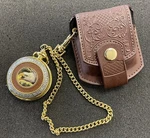 Vintage Franklin Mint Alaska Chilkat Eagle Pocket WATCH..TJ376. Fixed Price $59.00.