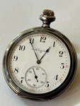 Ant Elgin Pocket Watch C.w.c. Co 1453 Sterling Silver 925 Case Mono 15 Jewel 73G. Fixed Price $85.00.