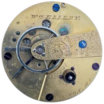Antique 18S 1866 Waltham 11J Key Wind Fusee Pocket Watch Movement W.m. Ellery. Fixed Price $265.55.