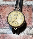 Hampden Pocket Pendant Watch, 7J, 1917 Molly Stark, 3628879, Doesn't Run Gold F. Fixed Price $78.00.