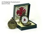 Us Firefighter Pocket Watch Department Gift Fd Collectible. Fixed Price $19.99.