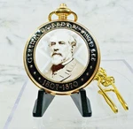 Robert Lee Commemorative Pocket Watch Csa Confederate States Of America Quartz. Fixed Price $25.00.