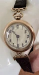 Antique Wyss Swiss Wadsworth Referee Watch Ribbon Band Beautiful Clasp 15 Jewel. Fixed Price $55.00.