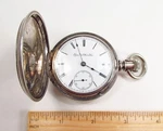 Antique 1889 Elgin Usa 15J Grade 82 G.m. Wheeler Coin Silver Pocket Watch As-is. Fixed Price $299.95.