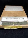 Vintage WW2 Watch Band Military Issue Surplus Nos 16MM 5/8" Gold Buckle B1FG. Fixed Price $18.95.