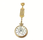 1926 Illinois Federal 17J Double Roller Pocket Watch Gold Filled Case, Chain Fob. Fixed Price $249.99.