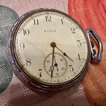 Elgin 16S Model Pocketwatch 16413910 With Defiance Nickel Case. Missing Stem. Fixed Price $50.00.