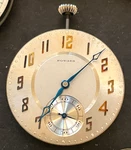 Antique E. Howard Pocket Watch Movement Running Ticks Dial 12S 17J 38.7MM Usa. Fixed Price $129.95.