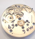 Illinois 18 Sz Nickel Pocket Watch Upper Plate Wind+set Parts Complete ----#35. Fixed Price $9.95.