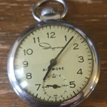 Vintage Ingraham Biltmore Pocket Watch Runs Mechanical Usa Silver Tone. Fixed Price $50.00.