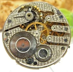 Antique Pocket Watch Movement Fortuna Trenton Grade 300 Model 2 6S 7 Jewel Hunt. Fixed Price $27.00.