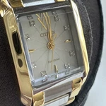 Citizen Bianca Eco-drive Mop Dial Two Tone Watch EW5554-58D. Fixed Price $212.49.