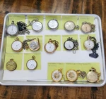 15 Vintage Pocket Watches Elgin, Waltham, Westclox, Illinois, Sears. Fixed Price $750.00.