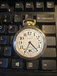 Vintage Waltham Vanguard Railroad 10K Gf Pocket Watch Ludington Star Case. Fixed Price $300.00.