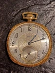 12S Elgin Pocket Watch Giant 14K Guaranteed Gold Filled 25YR Case Ticks. Fixed Price $424.99.