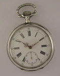 Collectible 130 Years Old Chronometre Perfecta Omega Pocket Watch Mint Serviced. Fixed Price $490.00.