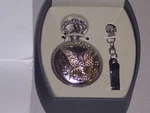 Fmd Pocket Watch Silver Dial Brass Case With Flag & Eagle. Fixed Price $29.99.