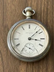 Vintage 1898 Elgin Pocket Watch Gr 73 Model 5 18S 7J Open Face For Repair. Fixed Price $40.00.