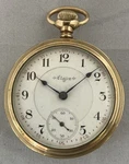 Elgin Father Time 21 Jewels Grade 252 Railroad Pocket Watch ..TJ141. Fixed Price $1095.00.