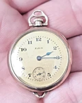 Elgin Grade 463 7J Pocket Watch Wadsworth Referee 20YR Case Gold Dial - AZ170. Fixed Price $149.95.