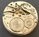 Antique 1917 Hampden Model 108 Pocket Watch Movement Parts/repair 16S 17J Usa. Fixed Price $29.95.
