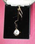 Quintel Musical Note Quartz Watch Brooch. Fixed Price $17.64.