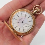 1895 Elgin 6S Grade 117 Model 2 Gold Filled Hunter Case 7J Antique Pocket Watch. Fixed Price $499.99.