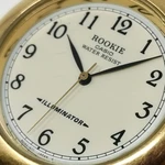 Casio Rookie Illuminator Pocket Watch Gold Color White Dial RKT-801. Fixed Price $94.91.