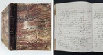 1864 Antique Myron Macomber Franklin Vt Ledger & Civil War Poems Journal. Fixed Price $345.00.