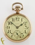 Elgin Gold Filled "father Time" Open Face Pocket Watch Gr 454 21 J 16S 1920. Fixed Price $400.00.