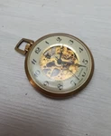 Vintage Mechanical Skeleton Aurore Swiss Pocket Watch Working 1980S Skeletal Art. Fixed Price $205.00.