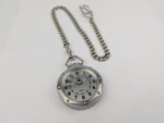 Vtg Untested Nos Roots Canada Pocket Watch R209 W/ Fob Chain 44MM. Fixed Price $8.49.
