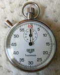 Vintage 1978 Heuer Trackmate Ref. 592 Mechanical Stopwatch, Swiss Made, Works. Fixed Price $284.99.